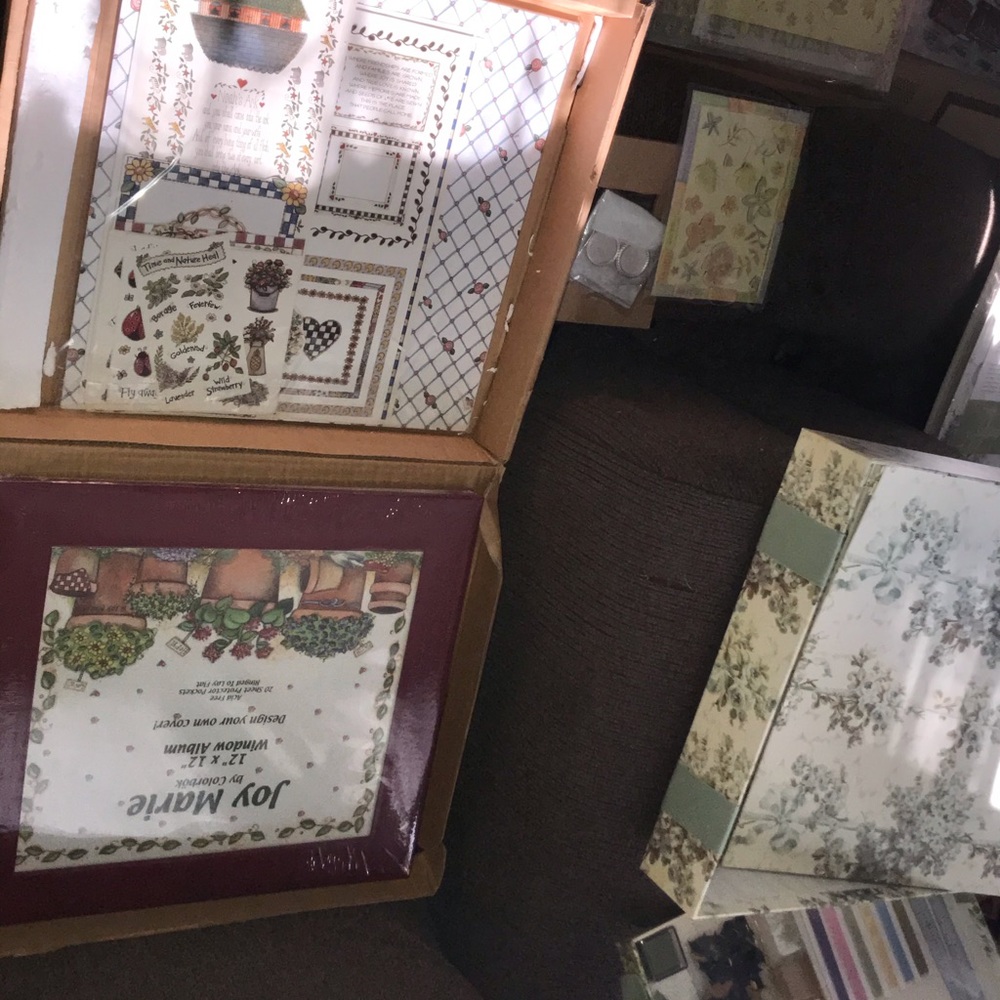 Anna Griffin Stamps,Dies,Binder & Background paper